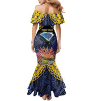 Tokelau Atafu Atoll Personalised Family Matching Mermaid Dress and Hawaiian Shirt Pacific Coral Reef Vibe LT9 - Polynesian Pride