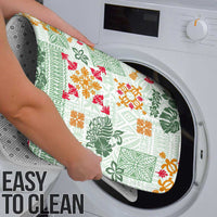 Hawaii Tapa Tribal Bathroom Set With Hawaiian Quilt Pattern Green LT9 - Polynesian Pride