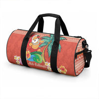 Hawaii Mele Kalikimaka Duffle Bag Surfing Santa Funny Christmas LT9 - Polynesian Pride