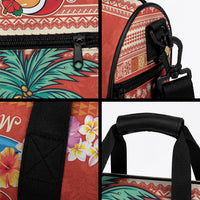 Hawaii Mele Kalikimaka Duffle Bag Surfing Santa Funny Christmas LT9 - Polynesian Pride
