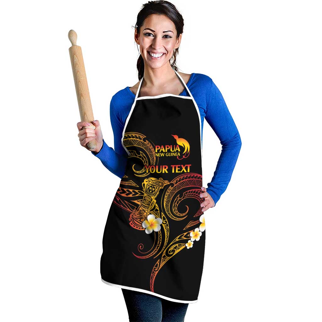 Personalised Papua New Guinea Sepik Apron Plumeria Floral Tribal Pattern LT9 - Polynesian Pride