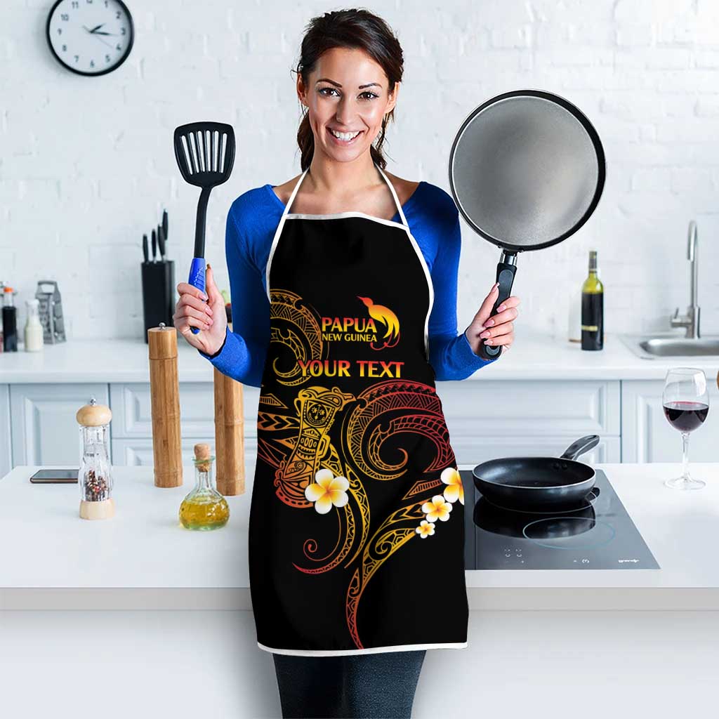Personalised Papua New Guinea Sepik Apron Plumeria Floral Tribal Pattern LT9 - Polynesian Pride