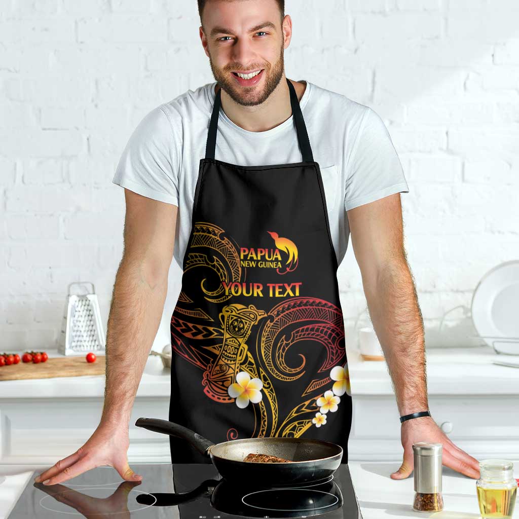 Personalised Papua New Guinea Sepik Apron Plumeria Floral Tribal Pattern LT9 - Polynesian Pride