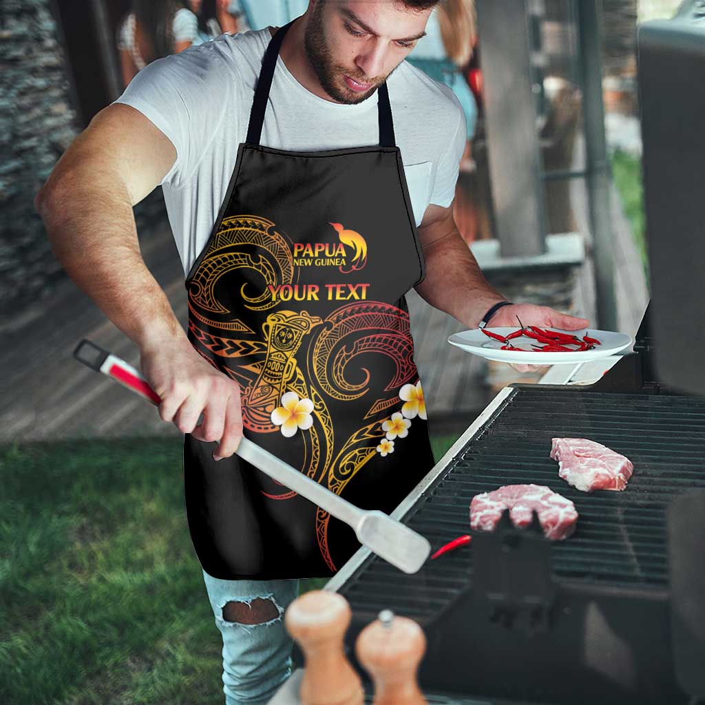 Personalised Papua New Guinea Sepik Apron Plumeria Floral Tribal Pattern LT9 - Polynesian Pride