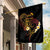Personalised Papua New Guinea Sepik Garden Flag Plumeria Floral Tribal Pattern - Polynesian Pride