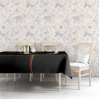 Personalised Papua New Guinea Sepik Tablecloth Plumeria Floral Tribal Pattern - Polynesian Pride