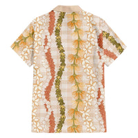 Hawaiian Ohia Lehua Lei Family Matching Mermaid Dress and Hawaiian Shirt Plaid Palaka Ahiehie Pattern LT9 - Polynesian Pride