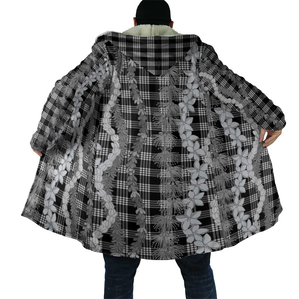 Hawaiian Ohia Lehua Lei Cloak Plaid Palaka Eleele Pattern - Polynesian Pride