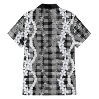 Hawaiian Ohia Lehua Lei Hawaiian Shirt Plaid Palaka Eleele Pattern - Polynesian Pride
