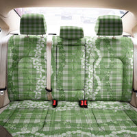 Hawaiian Ohia Lehua Lei Back Car Seat Cover Plaid Palaka Omaomao Pattern LT9 - Polynesian Pride