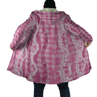 Hawaiian Ohia Lehua Lei Cloak Plaid Palaka Akala Pattern - Polynesian Pride