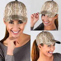 Hawaiian Ohia Lehua Lei Classic Cap Plaid Palaka Kalaihaahaa Pattern LT9 - Polynesian Pride