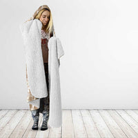 Hawaiian Ohia Lehua Lei Hooded Blanket Plaid Palaka Kalaihaahaa Pattern - Polynesian Pride