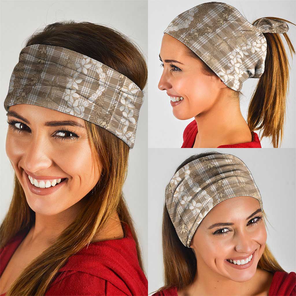 Hawaiian Ohia Lehua Lei Neck Gaiter Plaid Palaka Kalaihaahaa Pattern LT9 - Polynesian Pride
