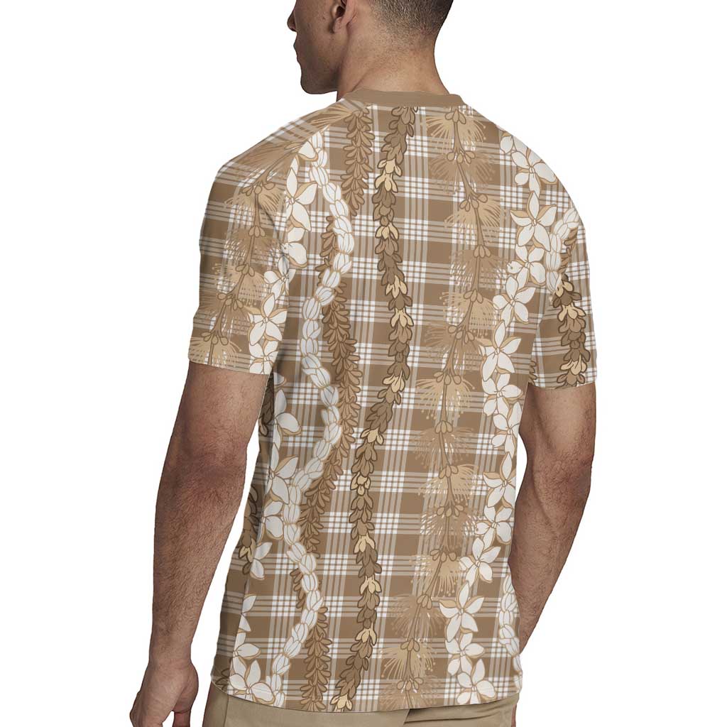 Hawaiian Ohia Lehua Lei Rugby Jersey Plaid Palaka Kalaihaahaa Pattern LT9 - Polynesian Pride