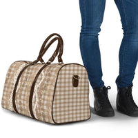 Hawaiian Ohia Lehua Lei Travel Bag Plaid Palaka Kalaihaahaa Pattern - Polynesian Pride