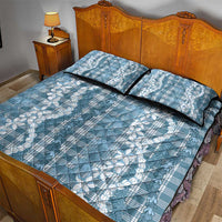 Hawaiian Ohia Lehua Lei Quilt Bed Set Plaid Palaka Uliuli Omaomao Pattern LT9 - Polynesian Pride