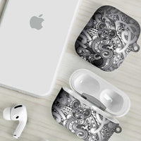 Aotearoa Maori Hei Tiki AirPods Case Kiwikiwi Kowhaiwhai Puhoro Motif LT9 - Polynesian Pride