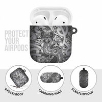 Aotearoa Maori Hei Tiki AirPods Case Kiwikiwi Kowhaiwhai Puhoro Motif LT9 - Polynesian Pride