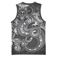Aotearoa Maori Hei Tiki Basketball Jersey Kiwikiwi Kowhaiwhai Puhoro Motif LT9 - Polynesian Pride