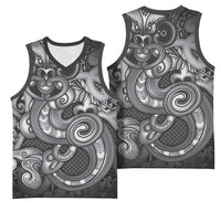 Aotearoa Maori Hei Tiki Basketball Jersey Kiwikiwi Kowhaiwhai Puhoro Motif LT9 - Polynesian Pride
