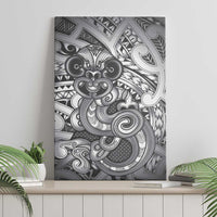 Aotearoa Maori Hei Tiki Canvas Wall Art Kiwikiwi Kowhaiwhai Puhoro Motif LT9 - Polynesian Pride