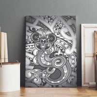 Aotearoa Maori Hei Tiki Canvas Wall Art Kiwikiwi Kowhaiwhai Puhoro Motif LT9 - Polynesian Pride