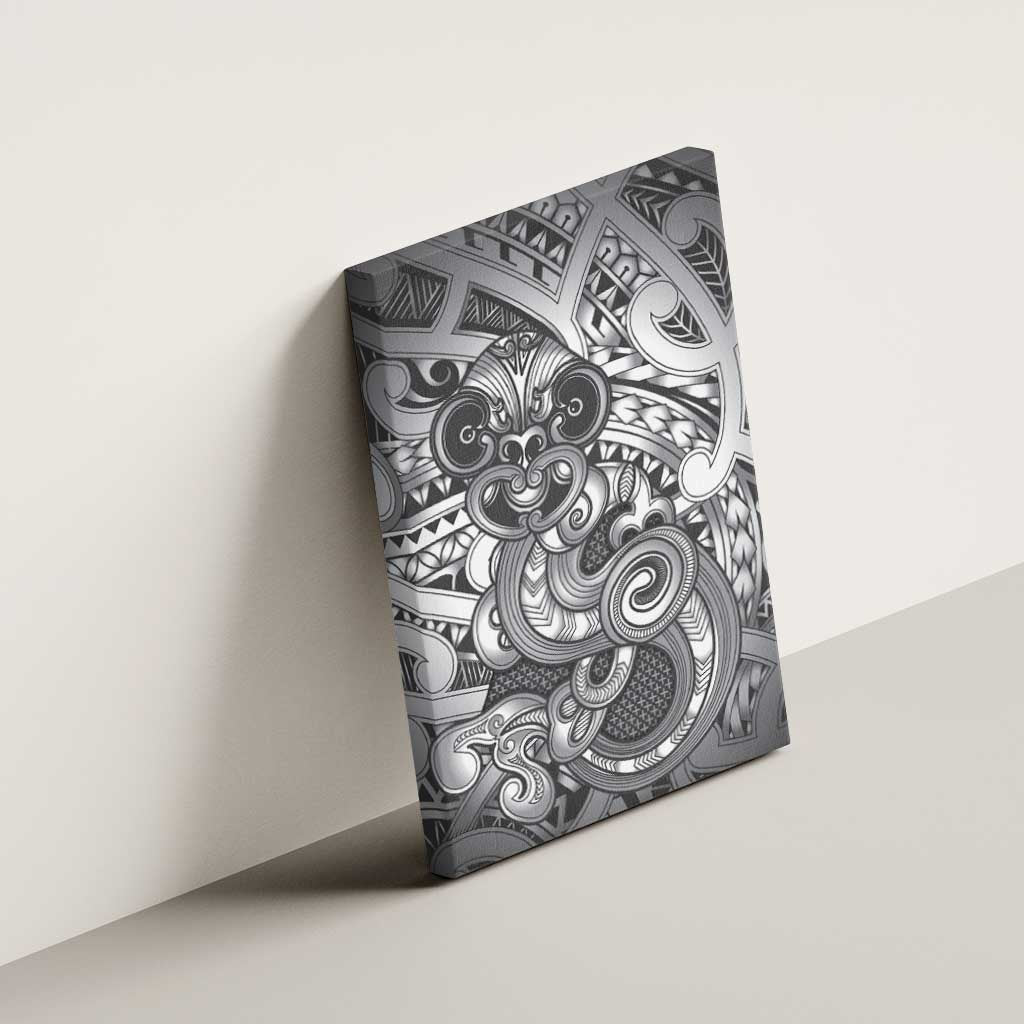 Aotearoa Maori Hei Tiki Canvas Wall Art Kiwikiwi Kowhaiwhai Puhoro Motif LT9 - Polynesian Pride