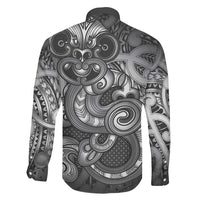 Aotearoa Maori Hei Tiki Family Matching Puletasi and Hawaiian Shirt Kiwikiwi Kowhaiwhai Puhoro Motif LT9 - Polynesian Pride