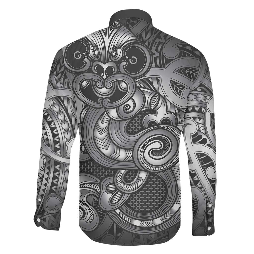 Aotearoa Maori Hei Tiki Family Matching Short Sleeve Bodycon Dress and Hawaiian Shirt Kiwikiwi Kowhaiwhai Puhoro Motif LT9 - Polynesian Pride
