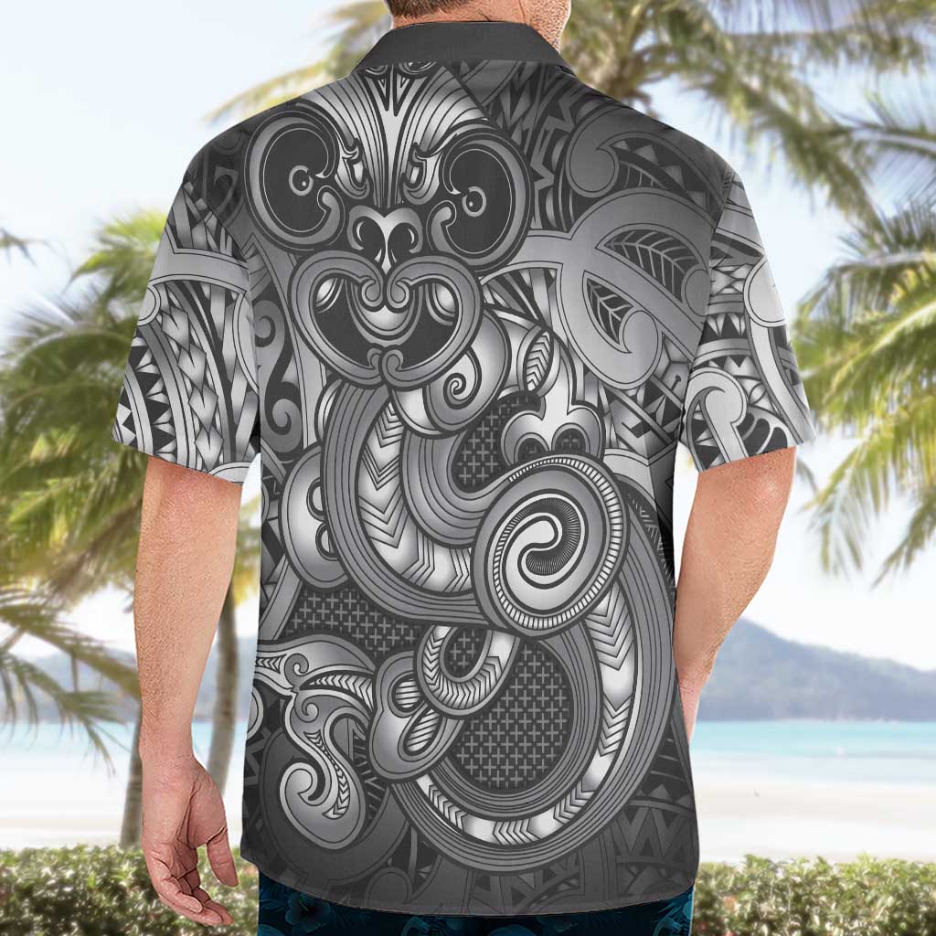 Aotearoa Maori Hei Tiki Hawaiian Shirt Kiwikiwi Kowhaiwhai Puhoro Motif LT9 - Polynesian Pride