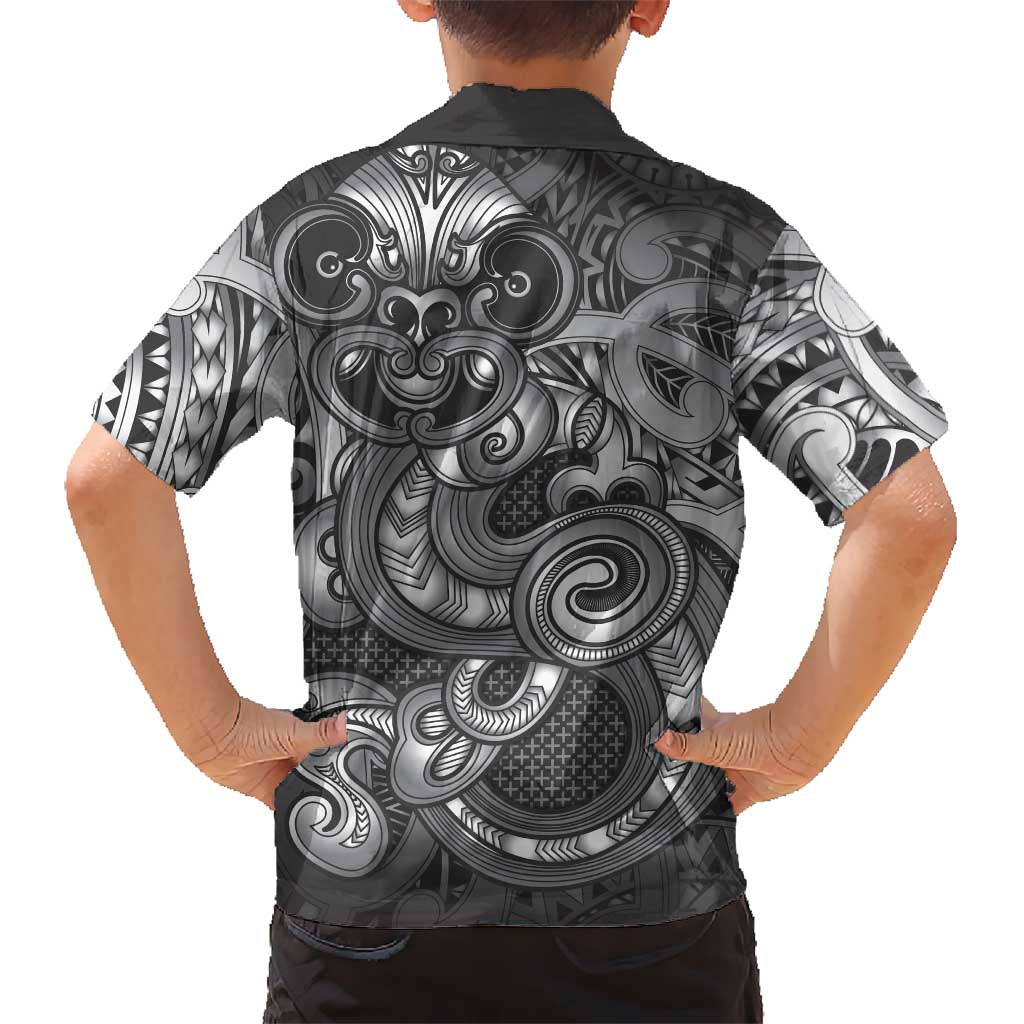 Aotearoa Maori Hei Tiki Hawaiian Shirt Kiwikiwi Kowhaiwhai Puhoro Motif LT9 - Polynesian Pride