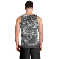 Aotearoa Maori Hei Tiki Men Tank Top Kiwikiwi Kowhaiwhai Puhoro Motif LT9 - Polynesian Pride