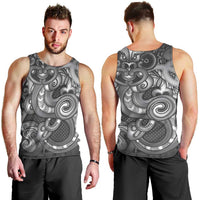 Aotearoa Maori Hei Tiki Men Tank Top Kiwikiwi Kowhaiwhai Puhoro Motif LT9 - Polynesian Pride