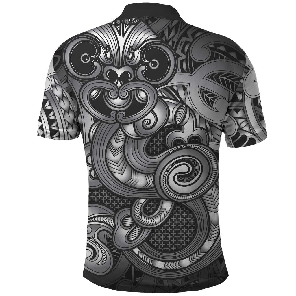 Aotearoa Maori Hei Tiki Polo Shirt Kiwikiwi Kowhaiwhai Puhoro Motif LT9 - Polynesian Pride