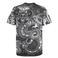 Aotearoa Maori Hei Tiki Rugby Jersey Kiwikiwi Kowhaiwhai Puhoro Motif LT9 - Polynesian Pride