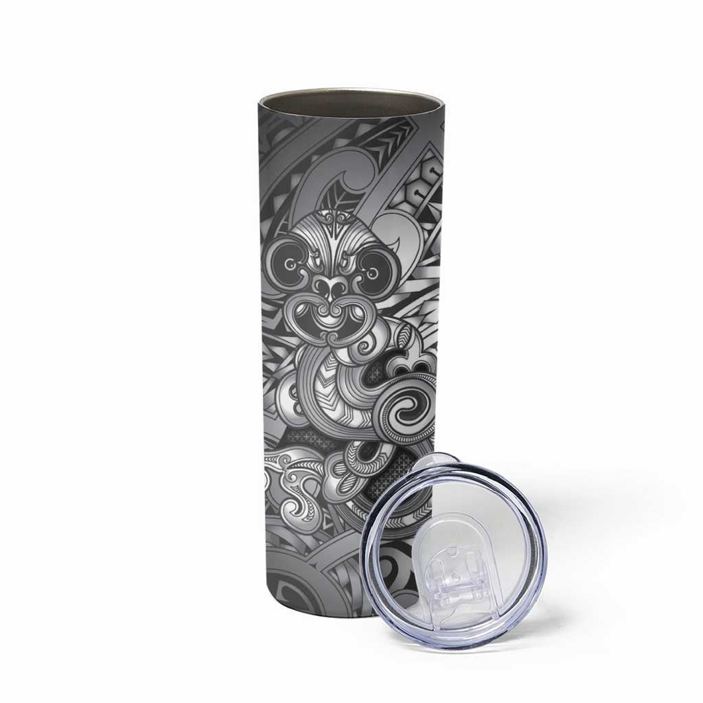 Aotearoa Maori Hei Tiki Skinny Tumbler Kiwikiwi Kowhaiwhai Puhoro Motif LT9 - Polynesian Pride
