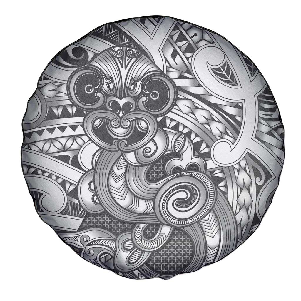 Aotearoa Maori Hei Tiki Spare Tire Cover Kiwikiwi Kowhaiwhai Puhoro Motif LT9 - Polynesian Pride