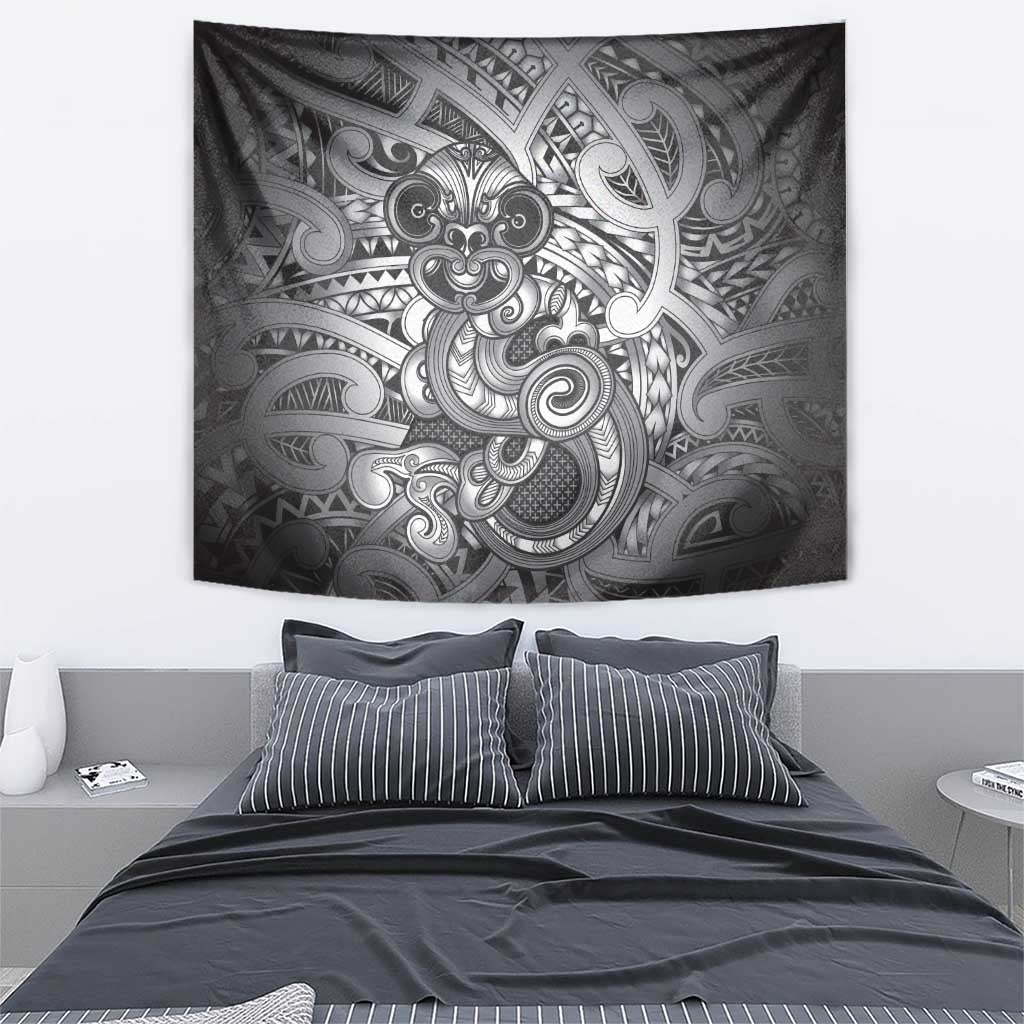 Aotearoa Maori Hei Tiki Tapestry Kiwikiwi Kowhaiwhai Puhoro Motif