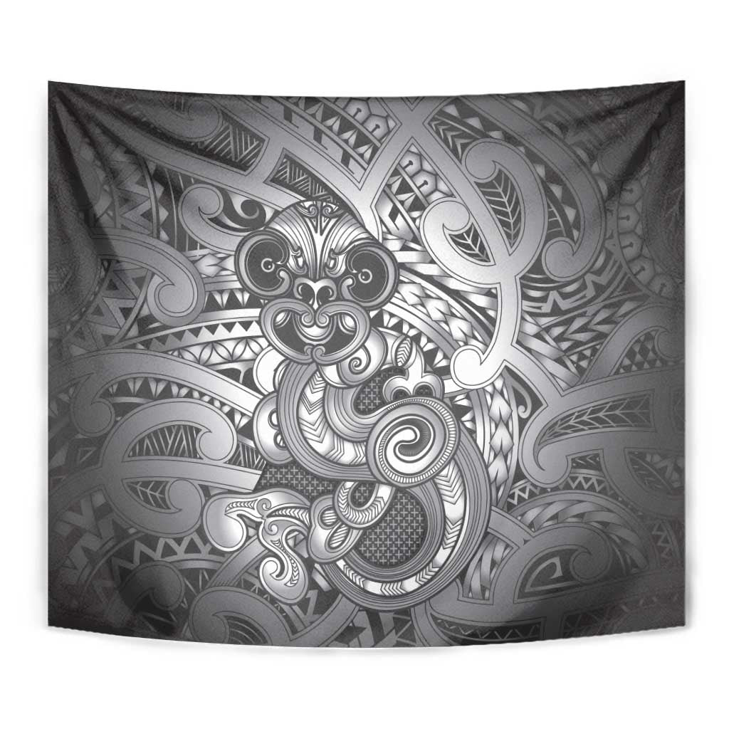 Aotearoa Maori Hei Tiki Tapestry Kiwikiwi Kowhaiwhai Puhoro Motif