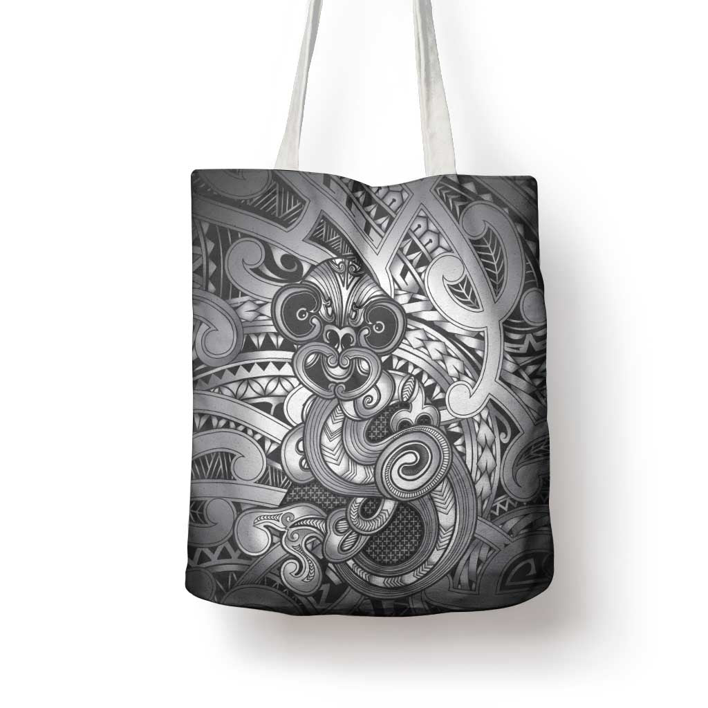 Aotearoa Maori Hei Tiki Tote Bag Kiwikiwi Kowhaiwhai Puhoro Motif LT9 - Polynesian Pride