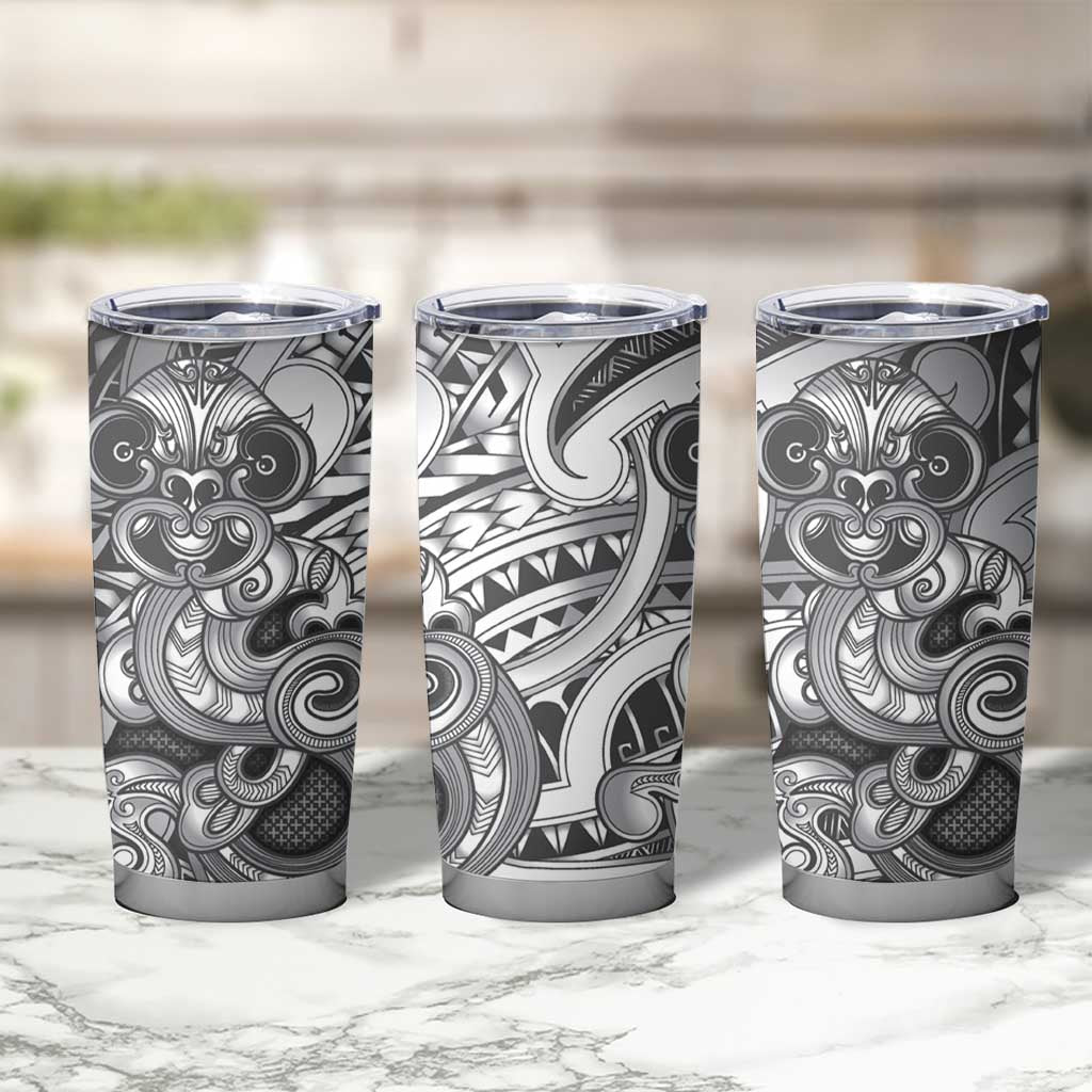 Aotearoa Maori Hei Tiki Tumbler Cup Kiwikiwi Kowhaiwhai Puhoro Motif LT9 - Polynesian Pride