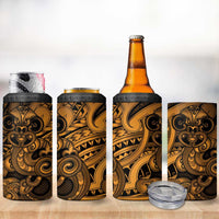 Aotearoa Maori Hei Tiki 4 in 1 Can Cooler Tumbler Koura Kowhaiwhai Puhoro Motif LT9 - Polynesian Pride
