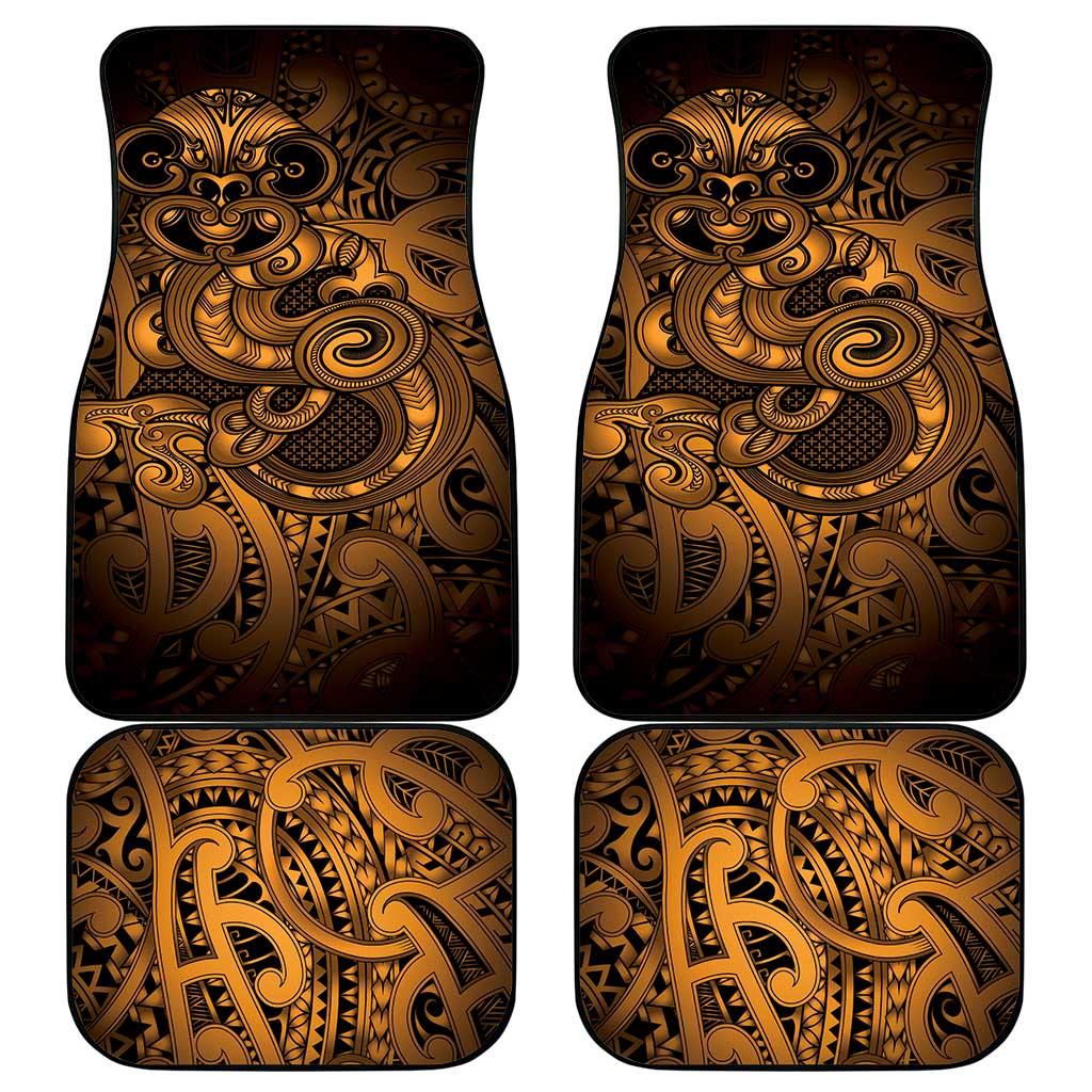 Aotearoa Maori Hei Tiki Car Mats Koura Kowhaiwhai Puhoro Motif