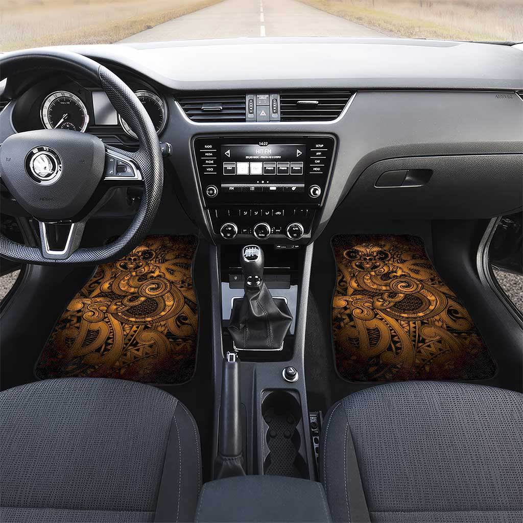 Aotearoa Maori Hei Tiki Car Mats Koura Kowhaiwhai Puhoro Motif
