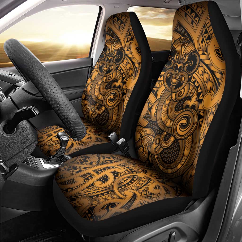 Aotearoa Maori Hei Tiki Car Seat Cover Koura Kowhaiwhai Puhoro Motif LT9 - Polynesian Pride
