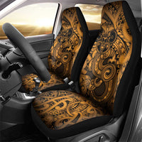 Aotearoa Maori Hei Tiki Car Seat Cover Koura Kowhaiwhai Puhoro Motif LT9 - Polynesian Pride