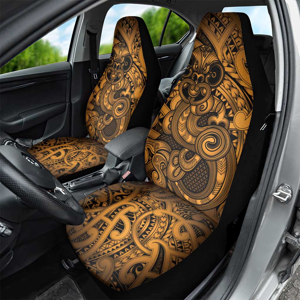Aotearoa Maori Hei Tiki Car Seat Cover Koura Kowhaiwhai Puhoro Motif LT9 - Polynesian Pride