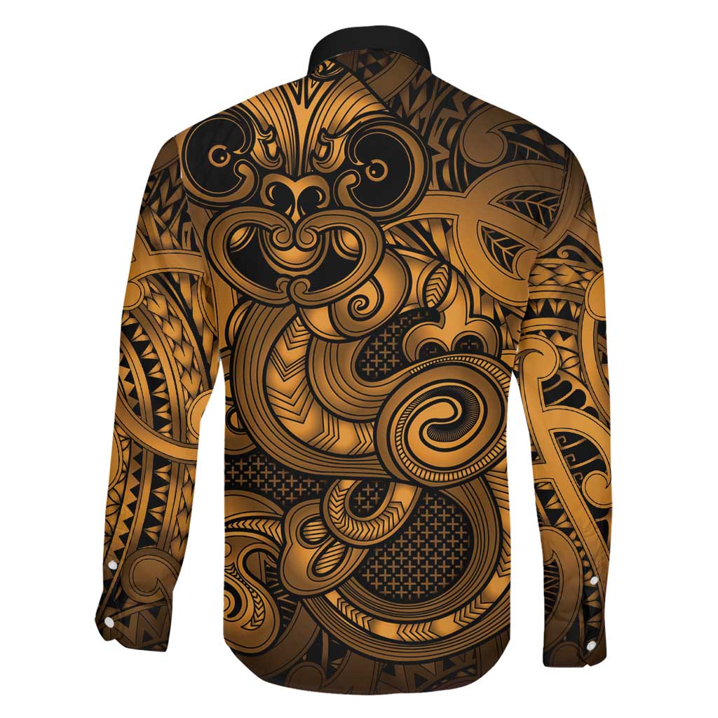 Aotearoa Maori Hei Tiki Family Matching Off Shoulder Short Dress and Hawaiian Shirt Koura Kowhaiwhai Puhoro Motif LT9 - Polynesian Pride