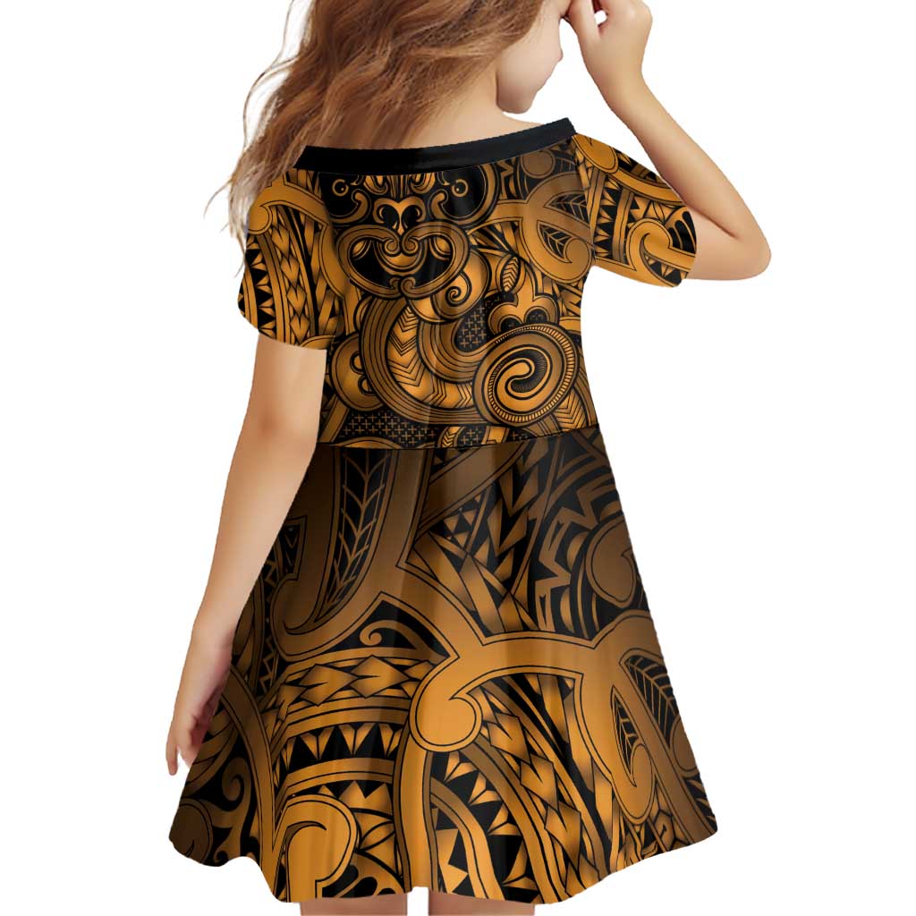 Aotearoa Maori Hei Tiki Family Matching Puletasi and Hawaiian Shirt Koura Kowhaiwhai Puhoro Motif LT9 - Polynesian Pride